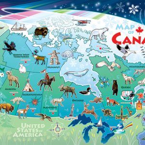 Canada Map - Tray Puzzle
