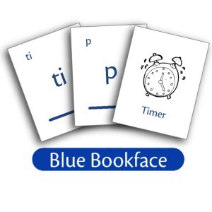 Logic of English Phonogram Game Cards - Blue Bookface