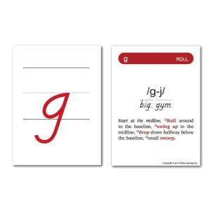 Rhythm of Handwriting Tactile Cards - Manuscript