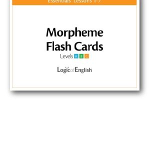 Logic of English Morpheme Flash Cards Lessons 1-7