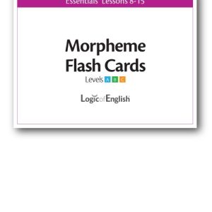 Logic of English Morpheme Flash Cards Lessons 8-15