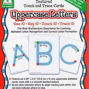 Uppercase Letters - Textured Touch and Trace Cards