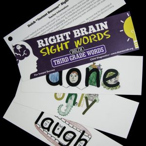 Right Brain Dolch Sight Words - Third Grade