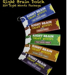 Right Brain Dolch Sight Words - 5 Set Package