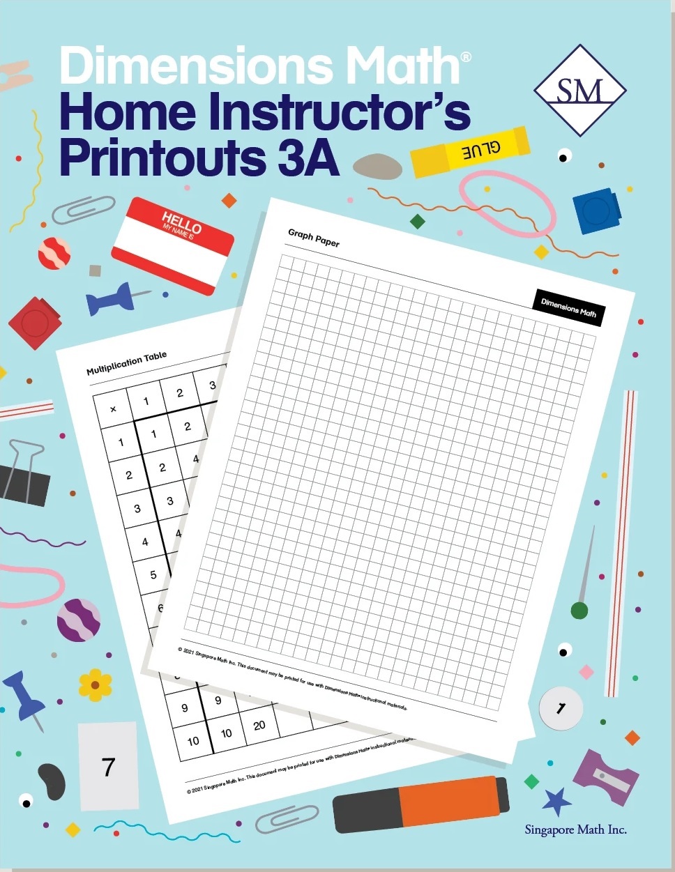 3A Home Instructor’s Printouts Dimensions – Singapore Math – The ...