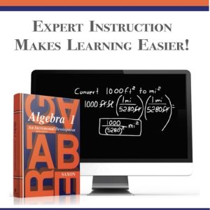Saxon Algebra 1 Dive Disc, 3rd Ed