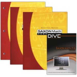 Saxon Math 7/6 Dive Disc Bundle, 4th Ed