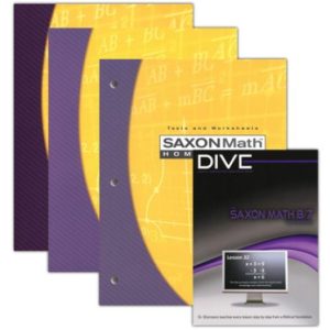 Saxon Math 8/7 Dive Disc Bundle, 3rd Ed