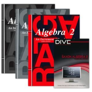 Saxon Algebra 2 Dive Disc Bundle, 3rd Ed