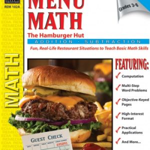 Menu Math - Hamburger Hut (Addition / Subtraction)
