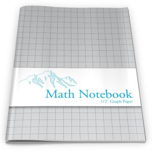 Gridded Math Notebook - 1/2"