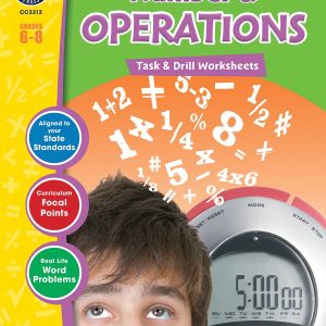 Number & Operations - Task & Drill Sheets Grades 6-8 - Classroom Complete