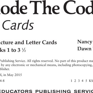 Explode the Code - Code Cards