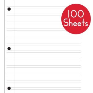 Regular Notebook Paper (100 sheets)