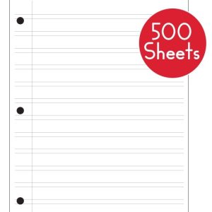 Regular Notebook Paper (500 sheets)