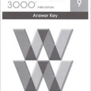 Wordly Wise 3000 (3rd ed.) - Book 9 Answer Key