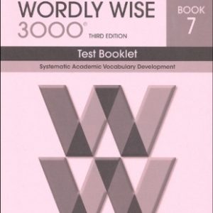 Wordly Wise 3000 (3rd Ed.) - Book 7 Test Booklet