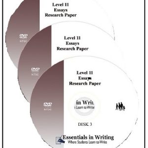 Essentials in Writing 11 DVDs only