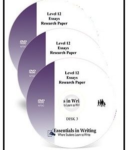 Essentials in Writing 12 DVDs only