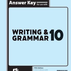 Writing & Grammar 10 Assessments Answer Key, 5th Ed