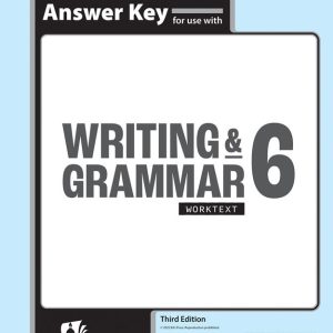 Writing & Grammar 6 Assessments Answer Key, 3rd Ed
