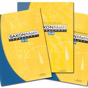 Saxon Math 5/4 Homeschool Kit, 3rd Ed