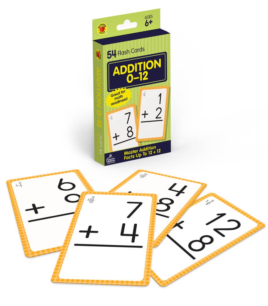 Addition Flash Cards 0-12 – The Learning House