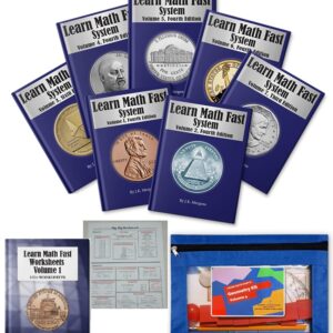 Learn Math Fast System - Volumes I - 7 Bundle