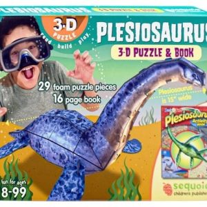 Plesiosaurus 3-D Puzzle & Activity Book
