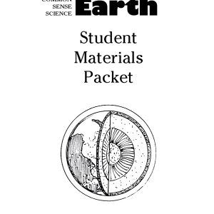 Common Sense Science Earth Student Materials Packet