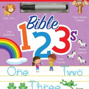 Bible 123s Write-On Wipe-Off Book with Marker