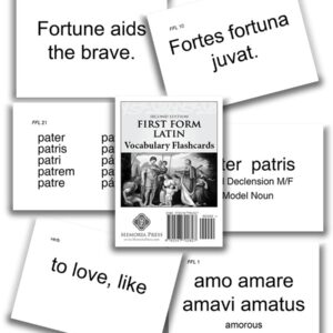 First Form Latin Flashcards