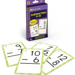 Subtraction Flash Cards 0-12