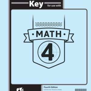 Math 4 Assessments Answer Key (4th ed)