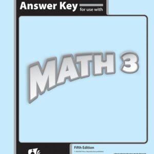 Math 3 Assessments Answer Key, 5th Ed