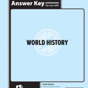 World History Assessments Answer Key, 6th Ed