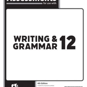 Writing & Grammar 12 Assessments, 4th Ed