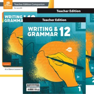 Writing & Grammar 12 Teacher Edition (2 volumes) & TE Companion, 4th Ed