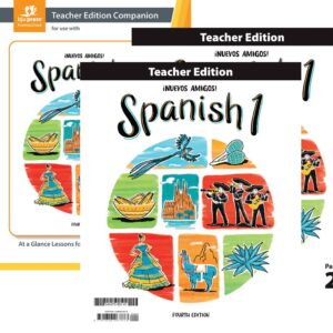 Spanish 1 Teacher Edition (2 volumes) & TE Companion, 4th Ed
