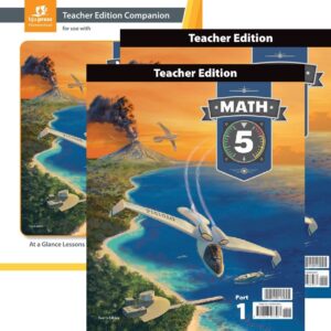 Math 5 Teacher Edition (2 volumes) & TE Companion, 4th Ed