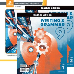 Writing & Grammar 9 Teacher Edition (2 volumes) & TE Companion, 4th Ed
